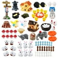 thumbnail image 4 of Coofit Kit d'Ornements Miniatures Décoratifs 60 Pcs Figurines de Jardin Féerique Micro Paysage, 4 of 10