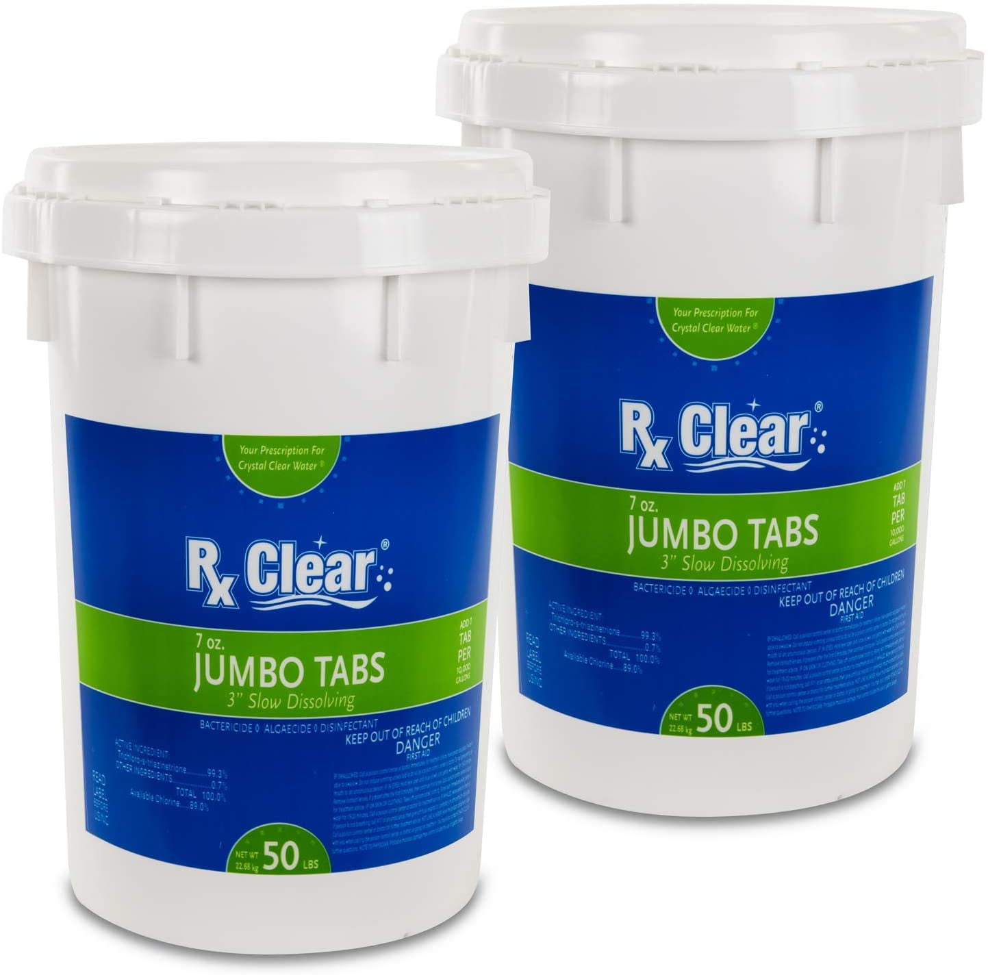 Rx Clear 3" Stabilized Chlorine Tablets 100 lbs