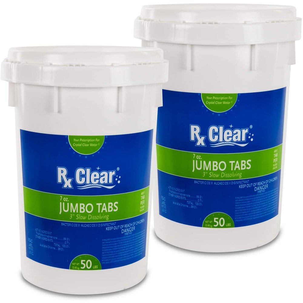 Rx Clear 3" Stabilized Chlorine Tablets 100 lbs