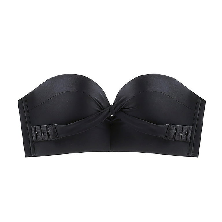 TINAEK Comfort Strapless Bra for Large Breasts for Women Seamless