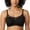 AB206 Black, variant on Women'S Push Up Bra Mesh Sheer Coverage Wirefree Bra Breathable Lightweight Seamless Bra