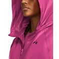 thumbnail image 3 of Women's Under Armour Rival Full-Zip Windbreaker Jacket Color: Pink Size: X SMALL, 3 of 5