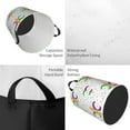 thumbnail image 3 of Uemuo Mardi Gras Carnival1 Pattern Circular Laundry Hamper Basket with handles,Collapsible laundry basket,Large capacity laundry hamper,Laundry Organizer-Small, 3 of 8