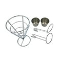 thumbnail image 2 of Soporte para papas fritas estilo occidental, cesta portátil para pollo y papas fritas, cesta de hierro para refrigerios, para mesa de restaurante y Copa doble, 2 of 8