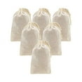 thumbnail image 2 of Mandala Crafts Cotton Muslin Bags with Drawstring - Natural Cotton Drawstring Bags - Unbleached Cloth Sachet Bags Empty Drawstring Pouch Set for Favor Gift 15 PCs 8X12 Inches, 2 of 6