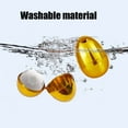 thumbnail image 5 of Steadline Golden Plastic Easter Eggs Set for Holiday Decorations and Party Games Fillable Design with Surprise Treats for Festive Celebrations and Family Activities Durable and Reusable, 5 of 7