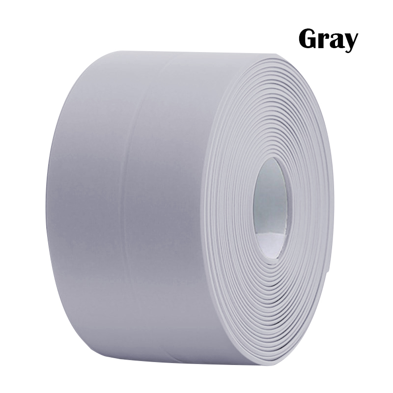 Cinta De Masilla Blanca De 22 Mm Pe Tira De Sellado Impermeable Baño De Baño Cinta Selladora Autoadhesiva Cinta De Sellado De Pared De Inodoro De