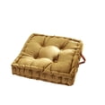thumbnail image 1 of Xihbxyly Cojín de Suelo Grueso, Relleno de Terciopelo Suave, Asas de Cuero para Facilitar Su Transporte, Soporte Cómodo para Espalda y Caderas, Apto para Sillas, Sofás, Tatamis, Uso En Casa o En La O, 1 of 1