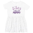 thumbnail image 3 of Inktastic I Love My Mommy Girls Toddler Dress, 3 of 5