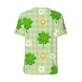 thumbnail image 2 of Daiia St Patrick's Day11 Mens Baseball Jersey Button Down Shirts Short Sleeve Sports Uniforms-Large, 2 of 9