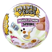 Make It Mini Make It Mini Spring - MGAs Miniverse، Spring، easter، Blind Pack، DIY، الراتنج، طبق الأصل من الطعام، غير صالح للأكل، 8+