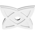 thumbnail image 3 of 14"OD x 2"ID x 5 1/4"C x 1"P Cosmo Architectural Grade PVC Contemporary Ceiling Medallion, 3 of 7