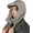B Light Gery, variant on Winter Balaclava Hood Ski Caps Outdoor Thickened Cold and Warm Beanie Hats Cycling Windproof Lei Feng Hat