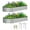 Silver, variant on Demi Bonn 2-Piece Raised Garden Beds, Outdoor Metal Stakes, Large 7'x3' Garden Boxes for Vegetable Planting, Gray
