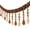coffee, variant on 3Yard Wave Trim Bead Tassels Fringe Decoration Curtain Tablecloth DIY Craft