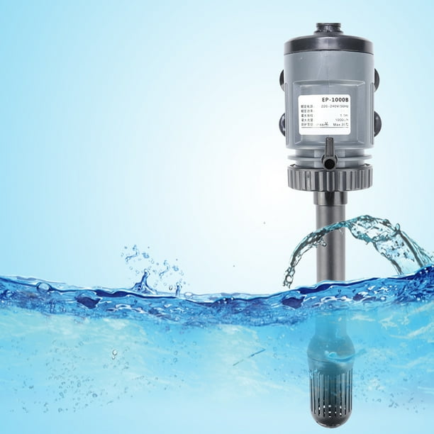 Aquarium Filter Pump,3 in 1 Mute Fish Tank Filter Pump Aeration Filter