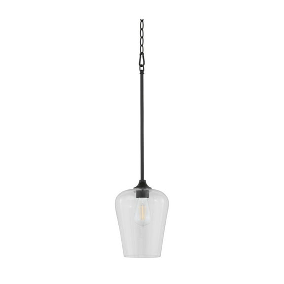 Quorum International 3313 Weir 8" Wide Pendant - Black
