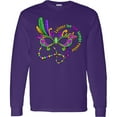 thumbnail image 3 of Inktastic Laissez Les Bon Temps Rouler Mardi Gras Mask Long Sleeve T-Shirt, 3 of 5