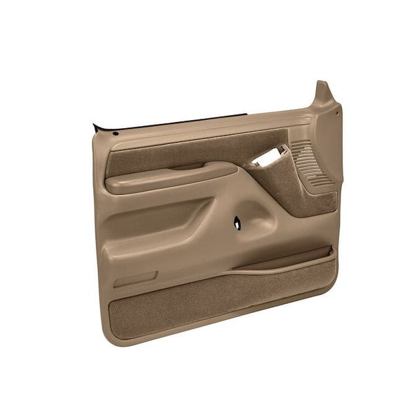 Front Door Interior Trim Panel - Compatible with 1992 - 1997 Ford F-250 2-Door 1993 1994 1995 1996