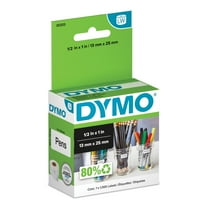 DYMO Authentic LW Extra-Small Multi-Purpose Labels, DYMO Labels for LabelWriter Printers, White, 1/2" x 1", 1 Roll of 1000