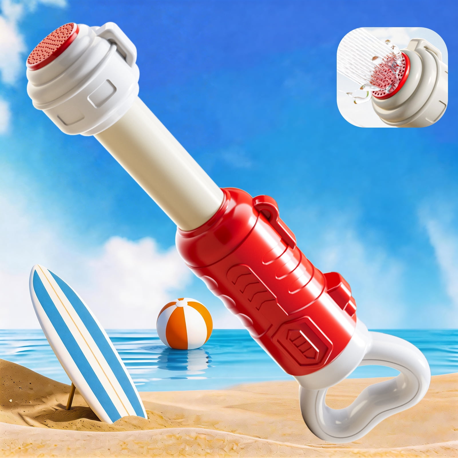 Lucky Doug 2 PCS Water Blaster Set – Summer Pool, Beach & Backyard Water Toys , Outdoor Game for All Ages