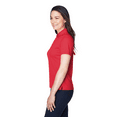 thumbnail image 4 of Zfeel High Performance Women's Pure Polo, Dry Fit Poly Red Polo Shirt Size- 2XL, 4 of 6