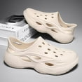 thumbnail image 5 of Men Slip-on Garden Clogs Breathable Lightweight Swimming Pool Water Shoes Outdoor Beach Shoes, 5 of 14