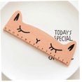 thumbnail image 3 of 15cm /5.91inch Cute Cat Wooden Ruler Cartoon Measuring Straight Ruler Tool for School Office Promotional Gift Stationery -Yx, 3 of 4