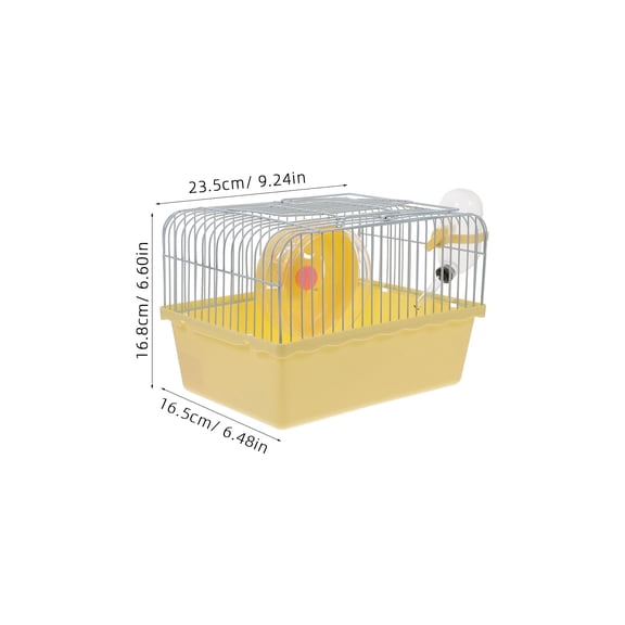 ETHZZLE Portable Small Pet Travel Cage with Accessories, Ideal for Hamsters, Chinchillas, and Other Small Animals