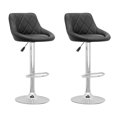 thumbnail image 3 of Atlin Designs Tabouret de Bar Réglable en Diamant en Noir (Lot de 2), 3 of 4