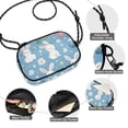 thumbnail image 3 of FORMRS Mini Crossbody Bag for Women Adjustable Shoulder Rope Travel Casual Phone Purse, Cartoon Easter Bunnies, 3 of 7