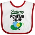thumbnail image 3 of Inktastic Future Pickleball Champ Boys or Girls Baby Bib, 3 of 4