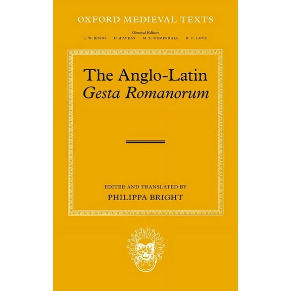 Oxford Medieval Texts Anglo-Latin Gesta Romanorum, (Hardcover)