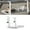 White, variant on Under Desk Cable Management Tray No Drill Steel Desk Cable Organizers Storage Shelf (Black - Small)