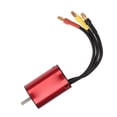 thumbnail image 2 of Motor sin escobillas de 3200 KV mecanizado CNC de 4 polos de torsión de aleación de aluminio para coches RC de 1/14 y 1/16., 2 of 14