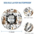 thumbnail image 3 of Shower Caps,Golden Retriever Waterproof Shower Cap for Women 4 Pieces,Double Reusable Hair Cover for Shower PEVA Elastic Stretch Hem, 3 of 7