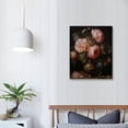 thumbnail image 3 of COMIO Canvas Wall Art Room Decor Vintage Flower Canvas Prints Framed Large Wall Art Decorations for Bedroom Farmhouse Bathroom Decor Wall Art 16x20in, 3 of 4