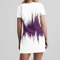 thumbnail image 5 of Dresses for Women Short-sleeved V-neck Summer Print Casual Dress, 5 of 5