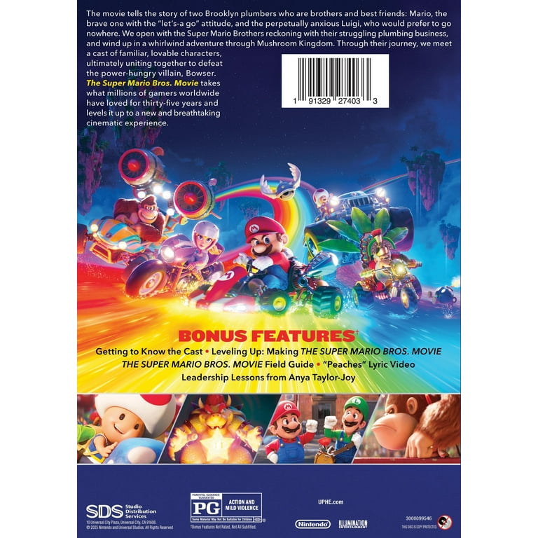 Super Mario Bros. Movie (DVD), Family, Universal - Walmart.com