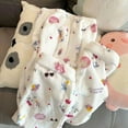 thumbnail image 2 of Sanrio Hello Kitty Kuromi Cinnamoroll Coral Fleece Pajamas Winter Plus Velvet Thicken Wearable Tracksuit Suit Girlfriend Gift, 2 of 5
