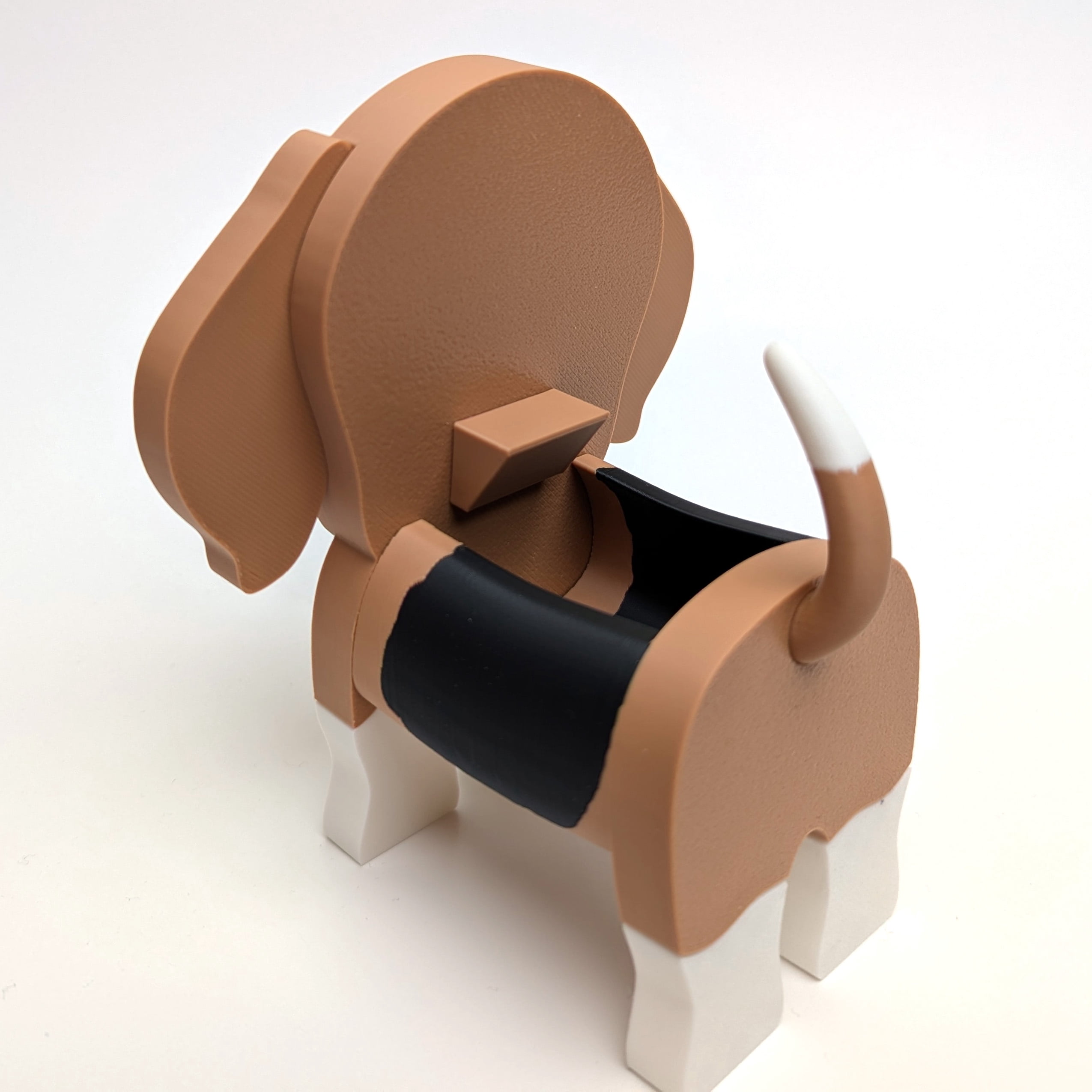 Beagle Eyeglasses Holder Stand - Handcrafted Dog Glasses Display - Desk Organizer Gift for Dog Lovers - Eco-Friendly PLA