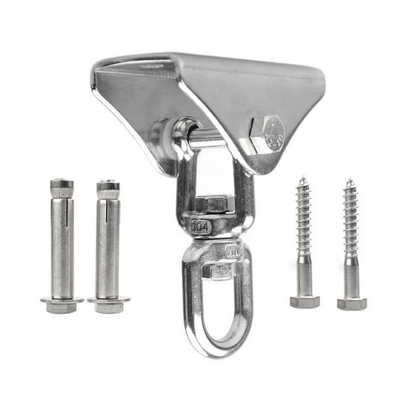Heavy Duty Swing Hangers 360°Rotate For Hanging 304 Stainless Steel Swivel Hammocks Hooks Swing Hook Hammocks Mount For Ceiling