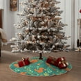 thumbnail image 4 of Bingfone Christmas Tree Skirt Mat Christmas Decoration Interior 36" -Fall Forest Squirrel, 4 of 6
