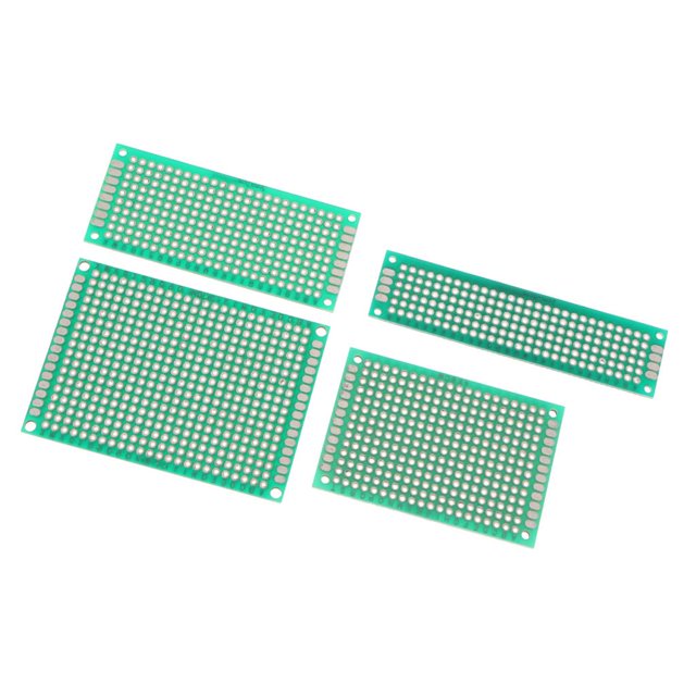 Kit de prototipo de licencia PCB de dos cara de 4 piezas 5x7 4x6 3x7 2x8cm para soldadura DIY