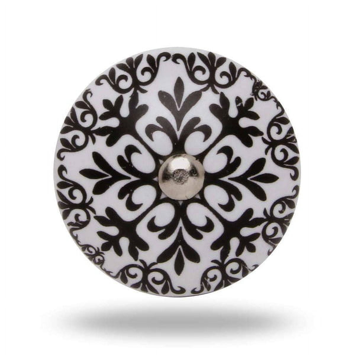 Set of Six Ceramic Morocco Cabinet Knobs by Trinca-Ferro