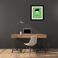 thumbnail image 3 of BRAUN Studio 15x18 Black Ornate Wood Framed with Double Matting Museum Art Print Titled - Kokeshis Popcolor I, 3 of 4