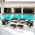 thumbnail image 4 of Ilios Innova | Juego de Muebles de Jardín de Mimbre para 8 Personas, Diseño Ergonómico con Almacenaje, Espacio Amplio, Fácil Montaje y Estable, Ideal para Patio y Jardín, 4 of 9