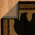 thumbnail image 2 of Designer Home Regal Area Rug 750-03743 Pine Montage Brown Bears Checkered 5' 3" x 7' 2" Rectangle, 2 of 4