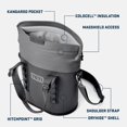 thumbnail image 2 of Enfriador blando portátil YETI Hopper M15 Black Forest Green, 2 of 9