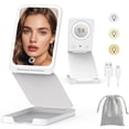 thumbnail image 1 of Espejo de maquillaje LAMPICK Travel 1X con aumento de 5X y 72 LED, 1 of 7